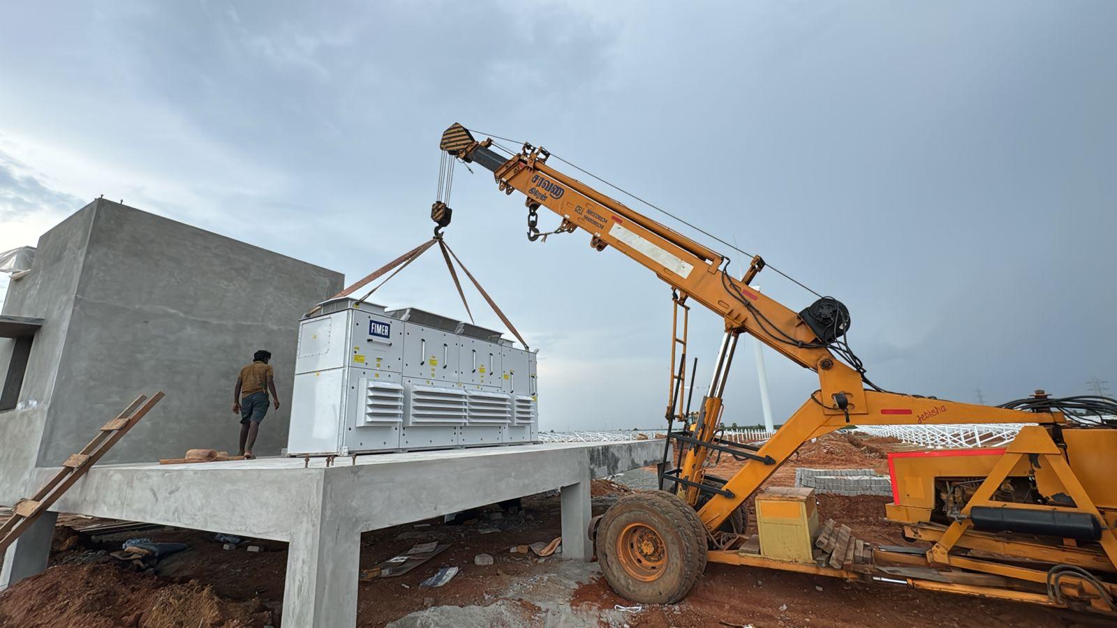 Completed 10 MW solar project in Trichy